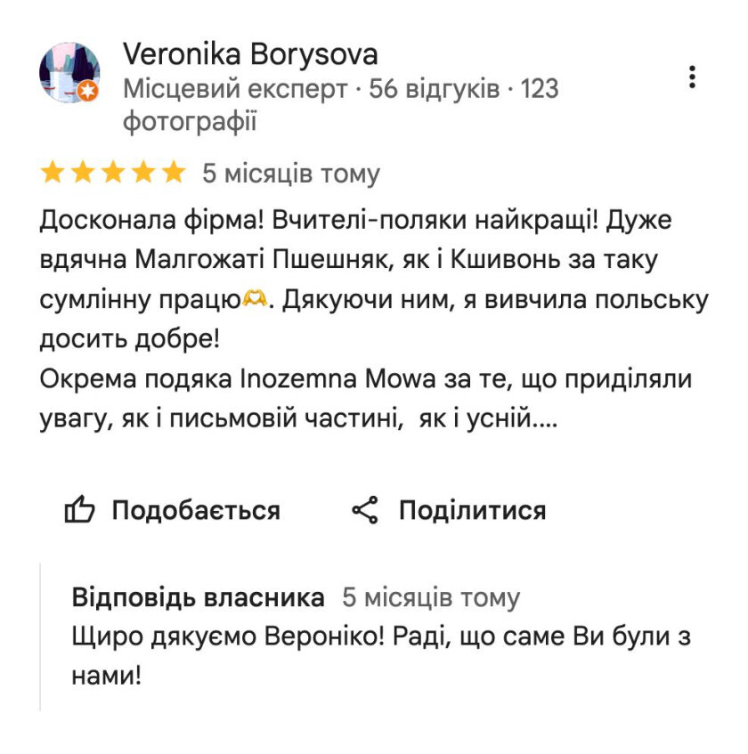 INOZEMNA MOWA — cертифіковані онлайн курси польської мови — Фото 21