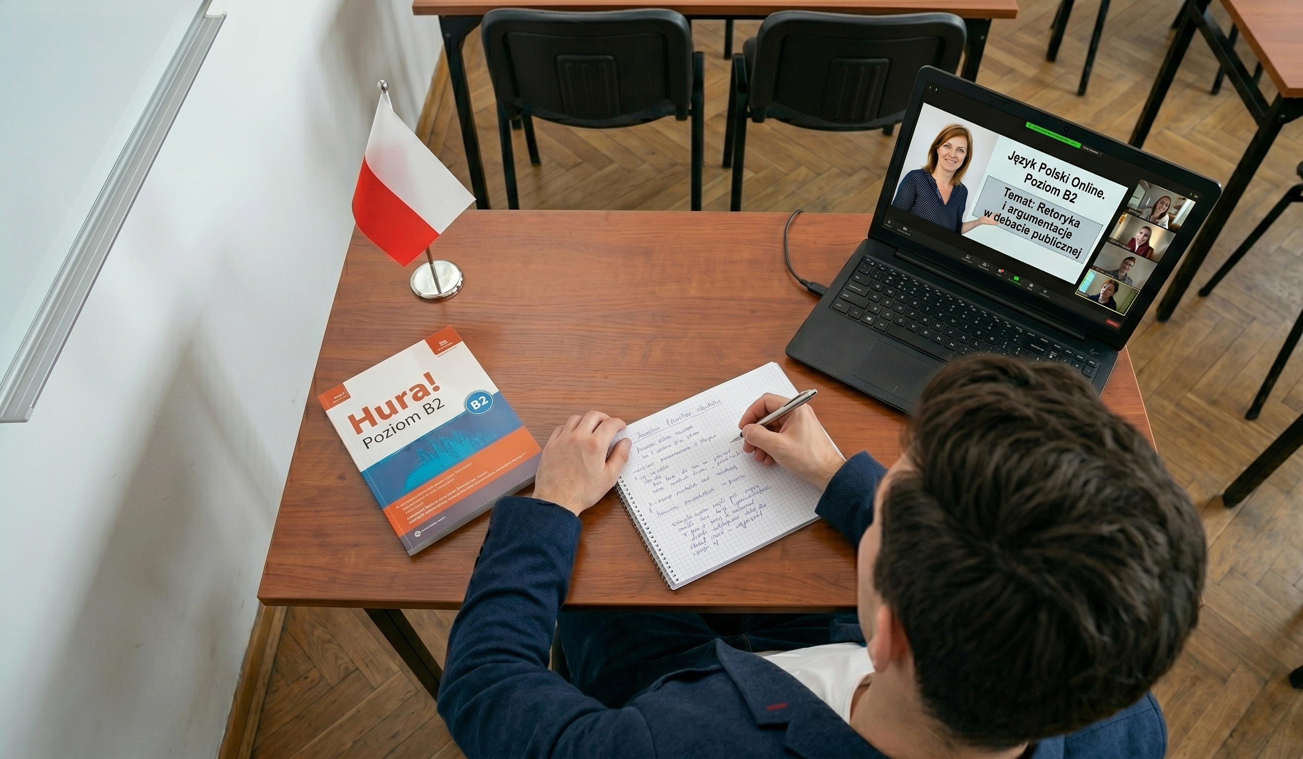 Курс польської мови B2 онлайн для вступу роботи і сертифіката